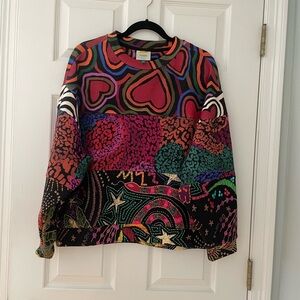 FARM Rio Sweatshirt. Dazzling patterns and colors.